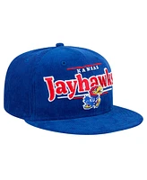 New Era Men's Royal Kansas Jayhawks Display 9FIFTY Snapback Hat