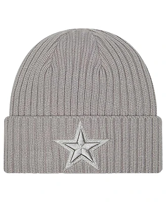 New Era Big Boys and Girls Gray Dallas Cowboys Tonal Color Pack Cuffed Knit Hat