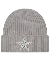 New Era Big Boys and Girls Gray Dallas Cowboys Tonal Color Pack Cuffed Knit Hat