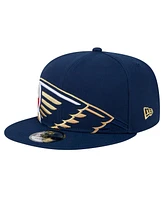 New Era Men's Navy New Orleans Pelicans Sport Night Team Shadow 9FIFTY Snapback Hat