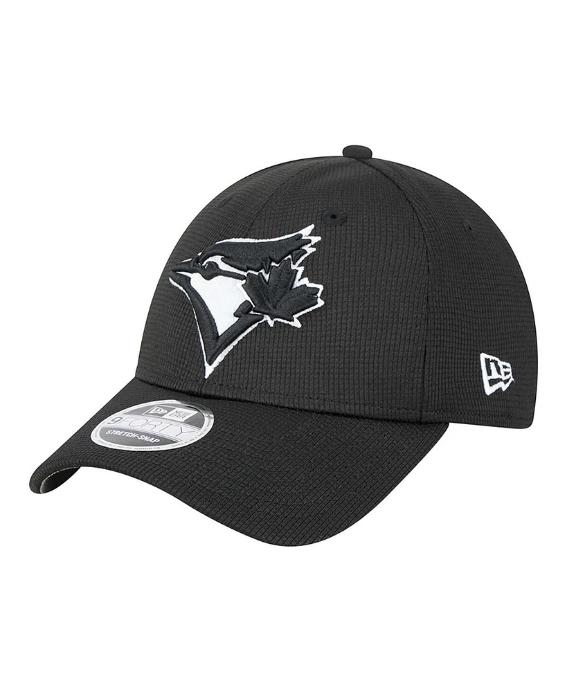 New Era Men's Black Toronto Blue Jays Pivot 9FORTY Adjustable Hat