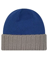 New Era Men's Royal Indianapolis Colts Oversize Cuffed Knit Hat