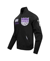 Pro Standard Men's Black Sacramento Kings Area Code Twill Full-Zip Jacket