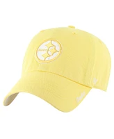 '47 Brand Women's Gold Pittsburgh Steelers Luminance Cheer Clean Up Adjustable Hat