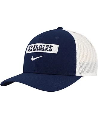 Nike Men's Navy Georgia Southern Eagles 2024/25 Sideline Rise Trucker Adjustable Hat