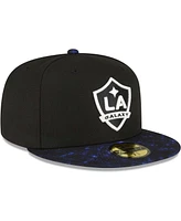 New Era Men's Black La Galaxy 59FIFTY Fitted Hat