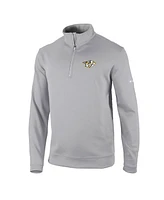 Columbia Men's Gray Nashville Predators Wickham Hills Omni-Wick Quarter-Zip Jacket