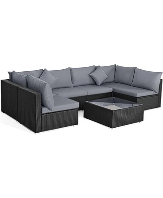 7-Piece Sectional Sofa Set for Living Room Comfortable & Stylish Furniture