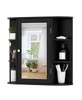 Multipurpose Mount Wall Surface Bathroom Storage Cabinet with Mirror