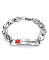 Bling Jewelry Addison Disease Mariner Medical Alert Id Bracelet 8.5in