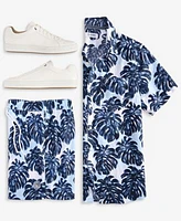Original Penguin Mens Tropical Shirt Shorts