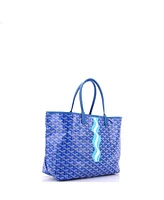 Pre-Owned Goyard Pm Saint Louis Tote Printed Coated Canvas