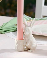 Lenox Wicker Creek Bunny Candle Holders, Set of 2