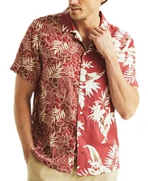 Nautica Men's Printed Tropical Button-Up Camp Shirt