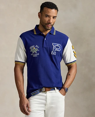 Polo Ralph Lauren Men's Big & Tall Varsity-Inspired Mesh Shirt