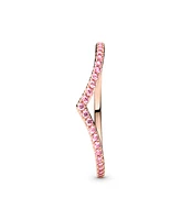 Pandora Rose Gold Timeless Wish Sparkling Statement Ring