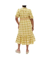 City Chic Plus Anna Seashell Dress