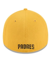 New Era Men's Yellow San Diego Padres 2025 Spring Training 39THIRTY Flex Hat