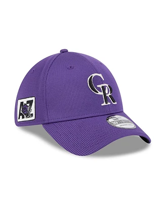 New Era Men's Purple Colorado Rockies 2025 Spring Training 39THIRTY Flex Hat