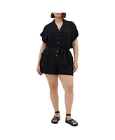 Plus Jade Playsuit
