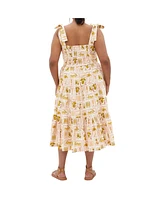 Plus Leila Tropics Dress