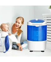 5.5 lbs Portable Semi Auto Washing Machine for Small Space