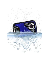 Minolta MN30WP 21MP Full Hd 2.8" Touch Lcd Screen Waterproof Digital Camera, Blue