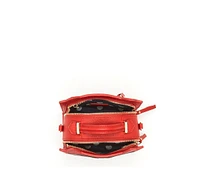 Susu Leather Cat Bag Red Crossbody