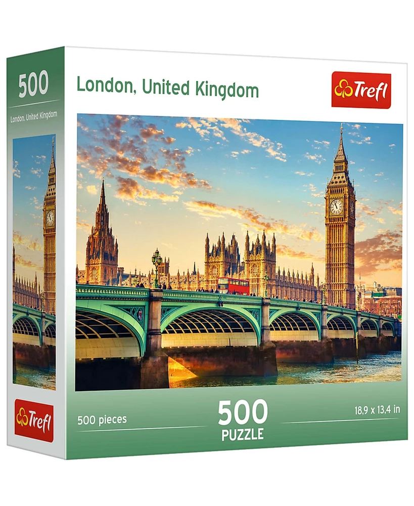 Trefl Red 500 Piece Jigsaw Puzzle - London United Kingdom