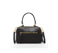 Susu The Kayla Woven Leather Bag Black