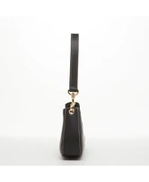 Susu The Emily Leather Baguette Bag Black