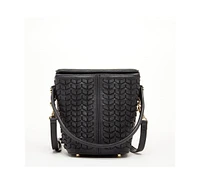 Susu The Anna Woven Leather Bag Black