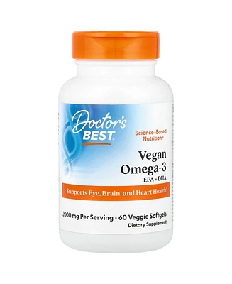 Doctor's Best Nutrition Omega-3 Epa+Dha 2 000 mg 60 Veggie Softgels (1