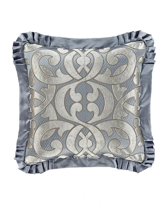 J Queen New York Barocco Embellished Decorative Pillow, 20" x 20"