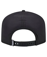 New Era Men's Black Philadelphia 76ers Vented 9FIFTY A-Frame Snapback Hat