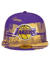 New Era Men's Purple Los Angeles Lakers Tip-Off 59FIFTY Fitted Hat