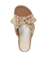 Sam and Libby Women's Astrid Bow Platform Footbed Sandals