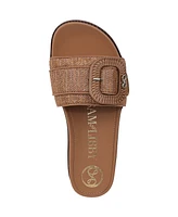Sam and Libby Women's Andi Buckle Platform Footbed Sandals