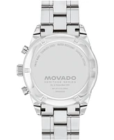 Movado Men's Calendoplan S Swiss Quartz Chrono Stainless-Steel Watch, 42mm