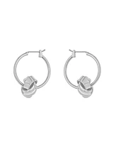 And Now This Classic Knot Small Hoop Earrings