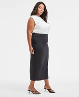 Bar Iii Trendy Plus Midi Skirt, Exclusively at Macy's