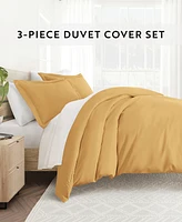 ienjoy Home Double Brushed Solid Duvet Cover Set