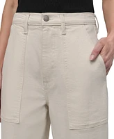 Dkny Jeans Women's High-Rise Utility Barrel - Ecr