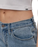 Dkny Jeans Women's Ribbed Cropped Tank Top
