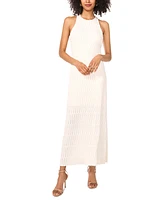 Vince Camuto Women's Sleeveless Textured A-Line Maxi Dress