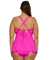 Becca Etc Plus Marble Canyon Ring Tankini Top
