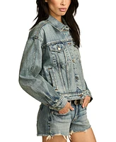 Lucky Brand Women's Barrel-Sleeve Trucker Jacket