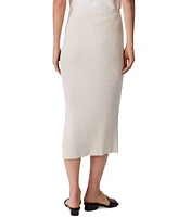 Calvin Klein Jeans Women's Rib-Knit Midi Skirt