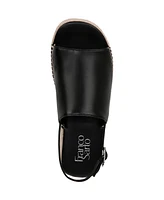 Franco Sarto Women's Rune Open Round Toe Slingback Espadrille Sandals