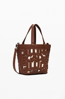Desigual Women's Small perforated letters bag